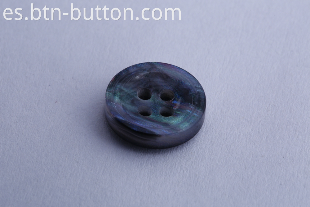 Customizable color imitation shell buttons